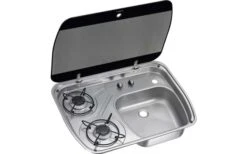 Waeco Combinación De Cocina Y Fregadero De 2 Fuegos Dometic HSG 2445
