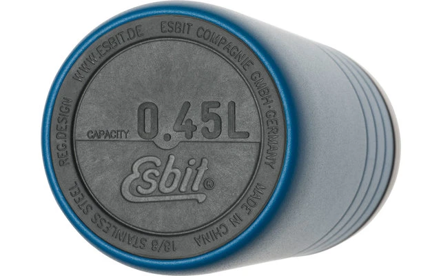 Taza Térmica Esbit Majoris Con Cierre Aislante 450 Ml Azul Cielo 2 Taza Térmica Esbit Majoris Con Cierre Aislante 450 Ml Azul Cielo - Imagen 2