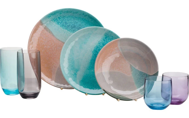 Juego De Vajilla Dunas Y Mar De Flamefield 12 Pzas. 3 Juego De Vajilla Dunas Y Mar De Flamefield 12 Pzas. - Imagen 3