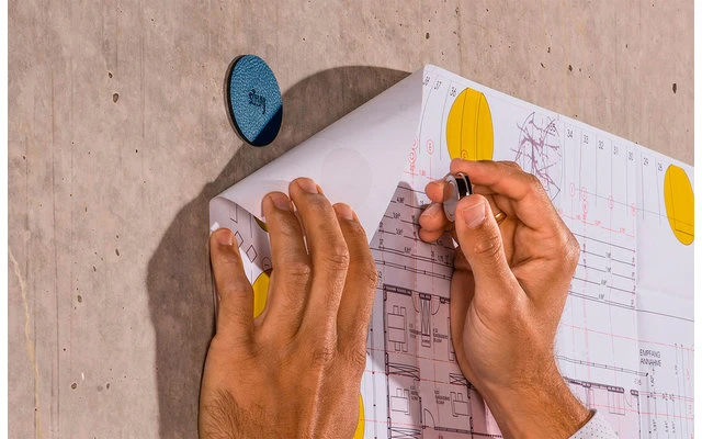 Almohadillas Magnéticas Silwy 5 Cm Juego De 4 Azules 2 Almohadillas Magnéticas Silwy 5 Cm Juego De 4 Azules - Imagen 2