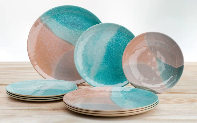 Juego De Vajilla Dunas Y Mar De Flamefield 12 Pzas. 4 Juego De Vajilla Dunas Y Mar De Flamefield 12 Pzas. - Imagen 4