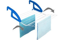 Metaltex Bries Calefacción Y Balcón Secador De Ropa Azul / Blanco -Cámping Tienda De Ventas 352244 2435093 1