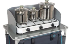 Juego De Ollas Compactas De Acero Inoxidable Bo-Camp Elegance 3 Pcs. -Cámping Tienda De Ventas 395272 2896922