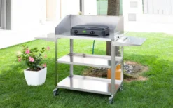 Estufa De Gas CF Parker De 2 Fuegos Sin Fusible De Encendido Antracita -Cámping Tienda De Ventas 397980 2906046