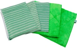 Juego De 5 Paños De Microfibra De Bambú Awiwa Verde