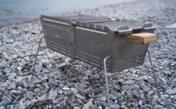 Parrilla De Carbón De Acero Inoxidable Extensible Knister Premium Con Pincho Incluido -Cámping Tienda De Ventas 441693 3120968