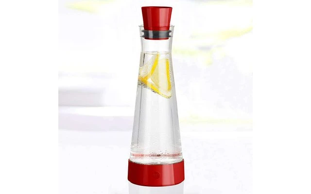 Emsa Carafe Flow Slim Friend 1 Litro Rojo 3 Emsa Carafe Flow Slim Friend 1 Litro Rojo - Imagen 3