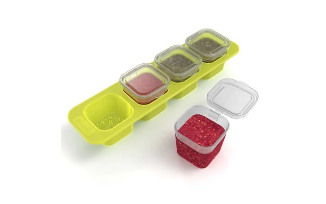 Rotho Domino Mini Cajas De Congelación Verde Lima 1 Rotho Domino Mini Cajas De Congelación Verde Lima