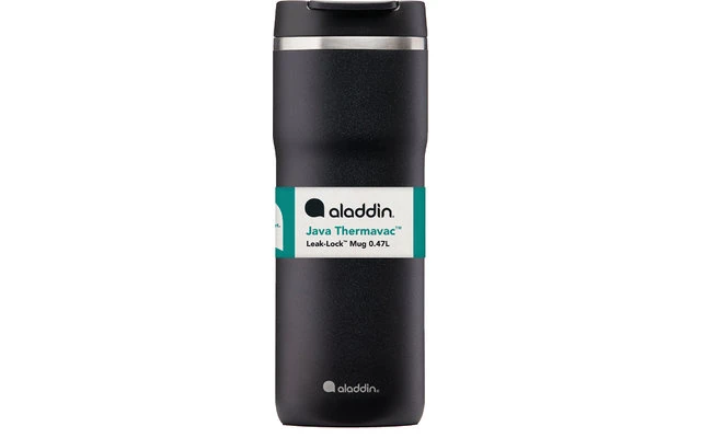 Taza Térmica De Acero Inoxidable Aladdin Java De 0,47 Litros De Color Negro Lava 2 Taza Térmica De Acero Inoxidable Aladdin Java De 0,47 Litros De Color Negro Lava - Imagen 2