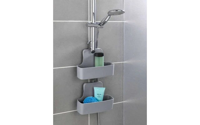 Wenko Shower Caddy Mod. Barcelona Gris 5 Wenko Shower Caddy Mod. Barcelona Gris - Imagen 5