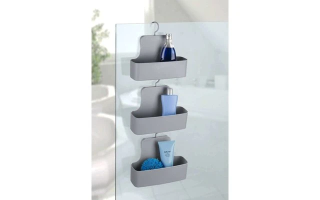 Wenko Shower Caddy Mod. Barcelona Gris 6 Wenko Shower Caddy Mod. Barcelona Gris - Imagen 6