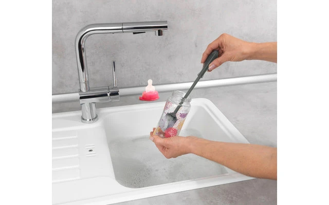 Wenko Cepillo De Silicona Para Fregaderos 25 Cm Azul 2 Wenko Cepillo De Silicona Para Fregaderos 25 Cm Azul - Imagen 2