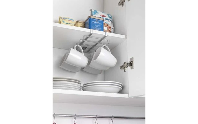 Soporte Para Tazas Y Tazas MyMug De Metaltex, Color Plata 3 Soporte Para Tazas Y Tazas MyMug De Metaltex, Color Plata - Imagen 3