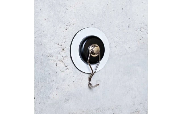 Silwy The One Magnet Hook Incl. Metal Nano Gel Pad Blanco / Negro 1 Silwy The One Magnet Hook Incl. Metal Nano Gel Pad Blanco / Negro