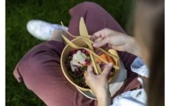 Koziol Klikk Juego De Cubiertos De 3 Piezas Nature Desert Sand -Cámping Tienda De Ventas 504278 3431202