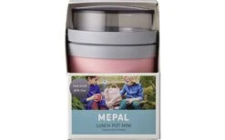 Mepal Lunchpot Ellipse Mini Contenedor De Alimentos 420 Ml Nordic Denim