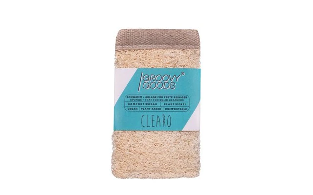 Groovy Goods Clearo Luffa 2en1: Esponja Y Bandeja 2 Groovy Goods Clearo Luffa 2en1: Esponja Y Bandeja - Imagen 2