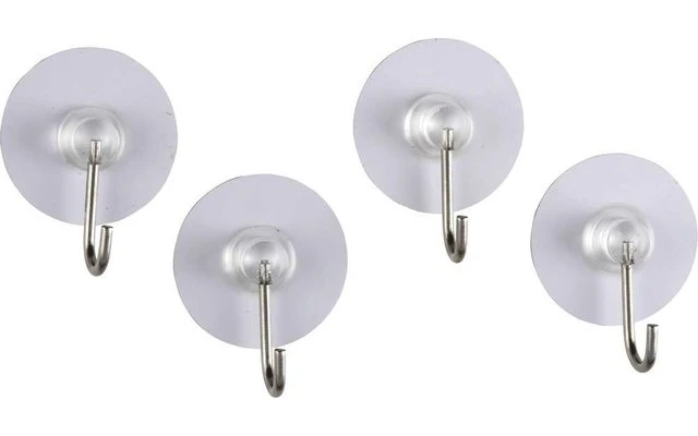 Gancho De Pared Static-Loc Wenko Transparente Juego De 4 5 Gancho De Pared Static-Loc Wenko Transparente Juego De 4 - Imagen 5