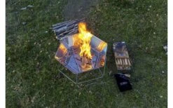 Parrilla Y Cuenco De Fuego Hexagonal Origin Outdoors 40 X 45 Cm -Cámping Tienda De Ventas 517382 3485083