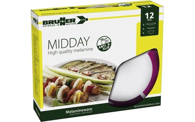 Brunner Midday Cosmic Vajilla De Melamina 12 Pzas. 2 Brunner Midday Cosmic Vajilla De Melamina 12 Pzas. - Imagen 2