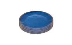 Bo-Camp Halo Plato De Cena 4 Piezas Azul