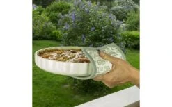 Pufz Potholder Caravan Blanco/Gris 2 Pack -Cámping Tienda De Ventas 553960 3686174