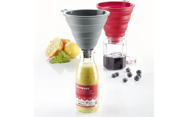 Juego De Embudos Westmark 2 Piezas Rojo/gris 3 Juego De Embudos Westmark 2 Piezas Rojo/gris - Imagen 3