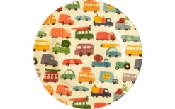 Plato Infantil De Melamina Rice Multi Con Coches 22 Cm