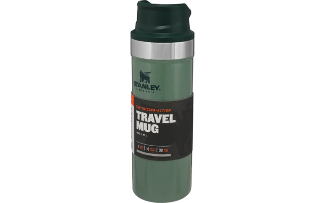 Taza De Viaje Stanley Classic Trigger Action 470 Ml Hammertone Green 2 Taza De Viaje Stanley Classic Trigger Action 470 Ml Hammertone Green - Imagen 2