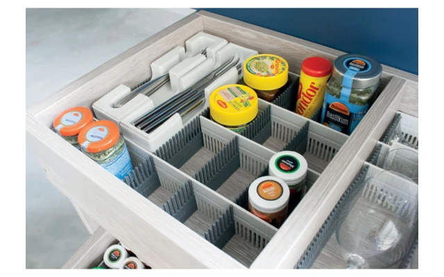 Purvario Pure Light Edition Juego De Rieles De Almacenamiento Para Cajones 8 Piezas Antracita / Gris 5 Purvario Pure Light Edition Juego De Rieles De Almacenamiento Para Cajones 8 Piezas Antracita / Gris - Imagen 5