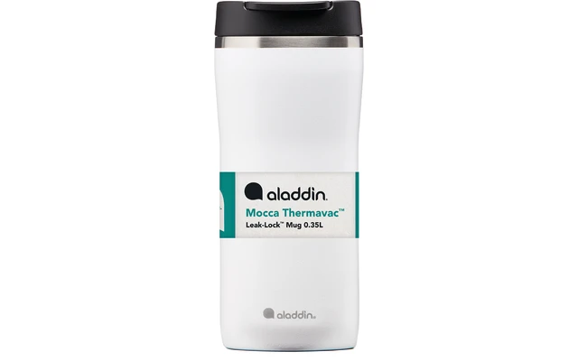 Taza De Acero Inoxidable Aislante Aladdin Barista Mocca 0,35 Litros Blanco Nieve 1 Taza De Acero Inoxidable Aislante Aladdin Barista Mocca 0,35 Litros Blanco Nieve