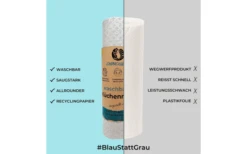 Rollo De Cocina Lavable Chinchilla Madera Celulosa Y Algodón Gris -Cámping Tienda De Ventas 599771 4445367