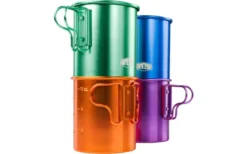 Taza De Aluminio Con Asas Plegables Y Escala De Medición GSI Bugaboo 415 Ml Verde -Cámping Tienda De Ventas 655224 4581171