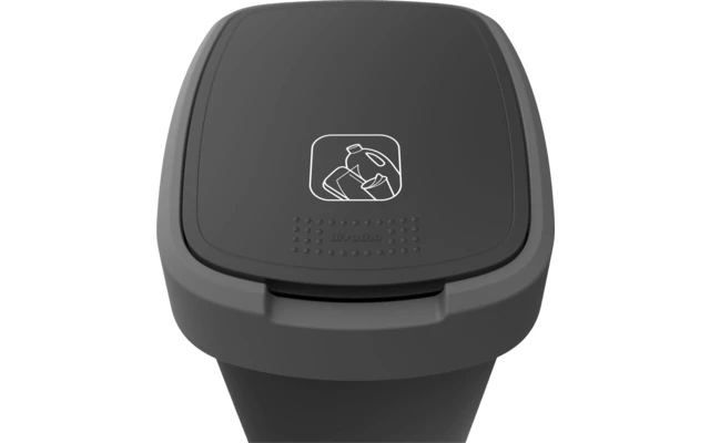 Papelera Rotho Twist Con Tapa Abatible 25 Litros Verde Muérdago 2 Papelera Rotho Twist Con Tapa Abatible 25 Litros Verde Muérdago - Imagen 2