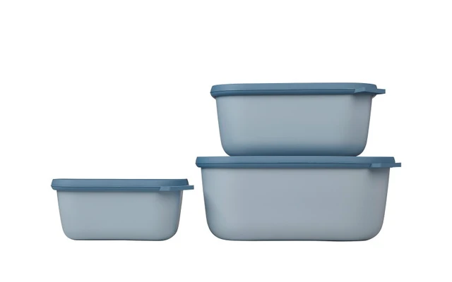 Mepal Cirqula Juego Multi Cuenco Rectangular Alto 3 Piezas 750 / 1500 / 3000 Ml Negro Nórdico 3 Mepal Cirqula Juego Multi Cuenco Rectangular Alto 3 Piezas 750 / 1500 / 3000 Ml Negro Nórdico - Imagen 3