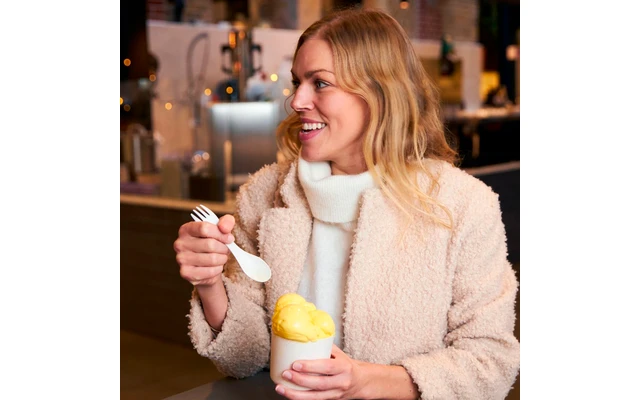 Light My Fire MyCup'n Lid Corto Orgánico 4-pack Crema/cacao 7 Light My Fire MyCup'n Lid Corto Orgánico 4-pack Crema/cacao - Imagen 7