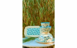 Rice Taza De Arroz De Melamina Con Estampado De Coches Tall
